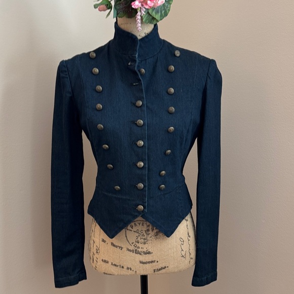 Ralph Lauren Jackets & Blazers - Ralph Lauren Military Style Double breasted Jean Jacket never worn.